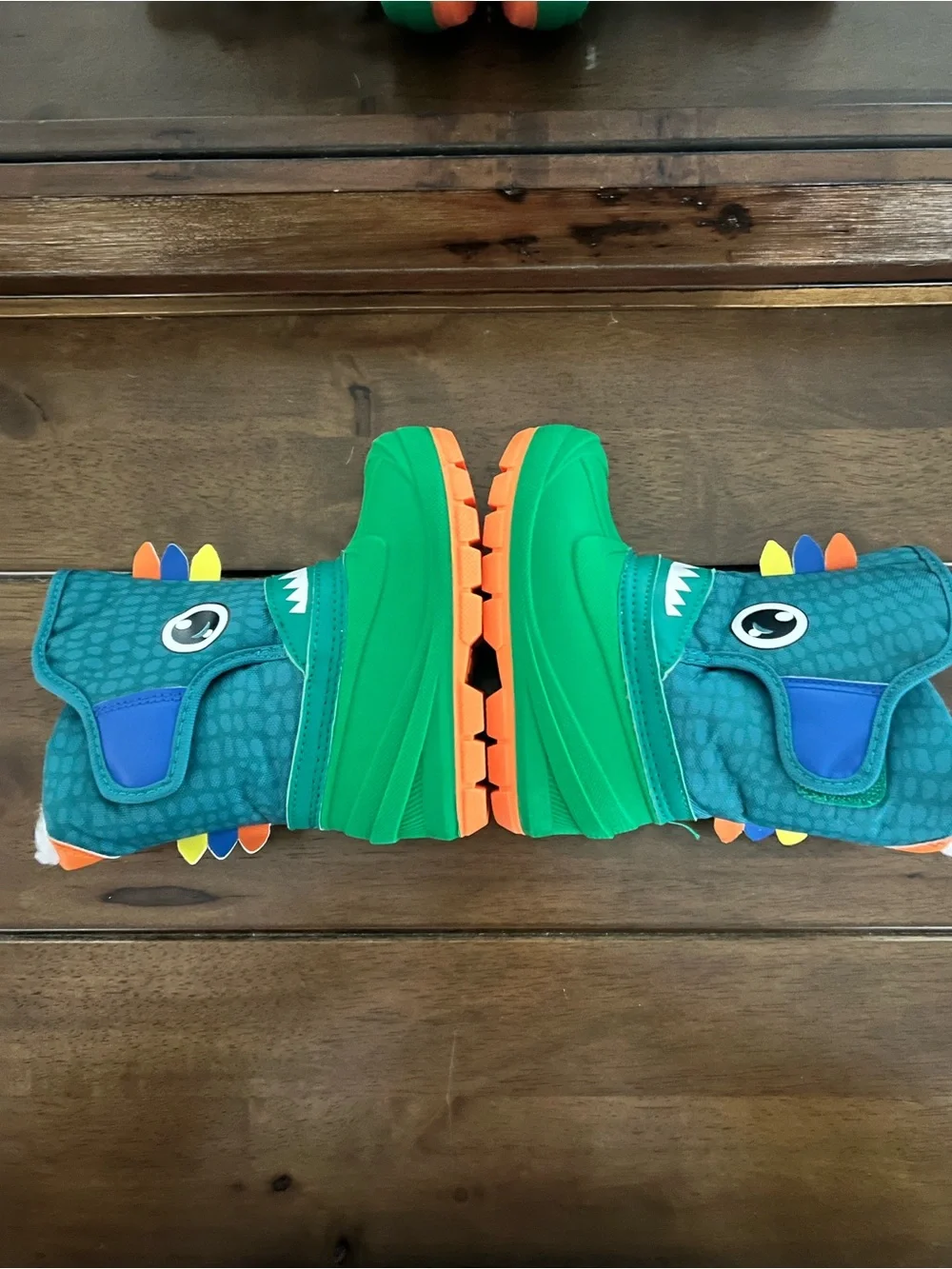 Kids' Green Dinosaur Winter Boots